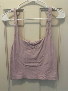 Anthropologie LyreBird Light Mauve Scoop Neck Tank Top - Women's